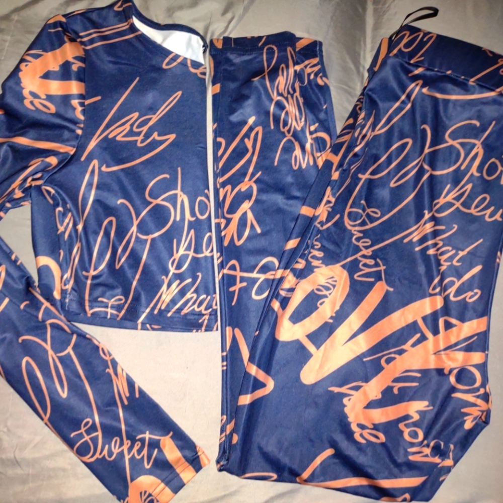 2 Piece Fitted Yoga Outfit